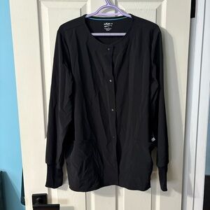 Black Women's Scrub Coat LG